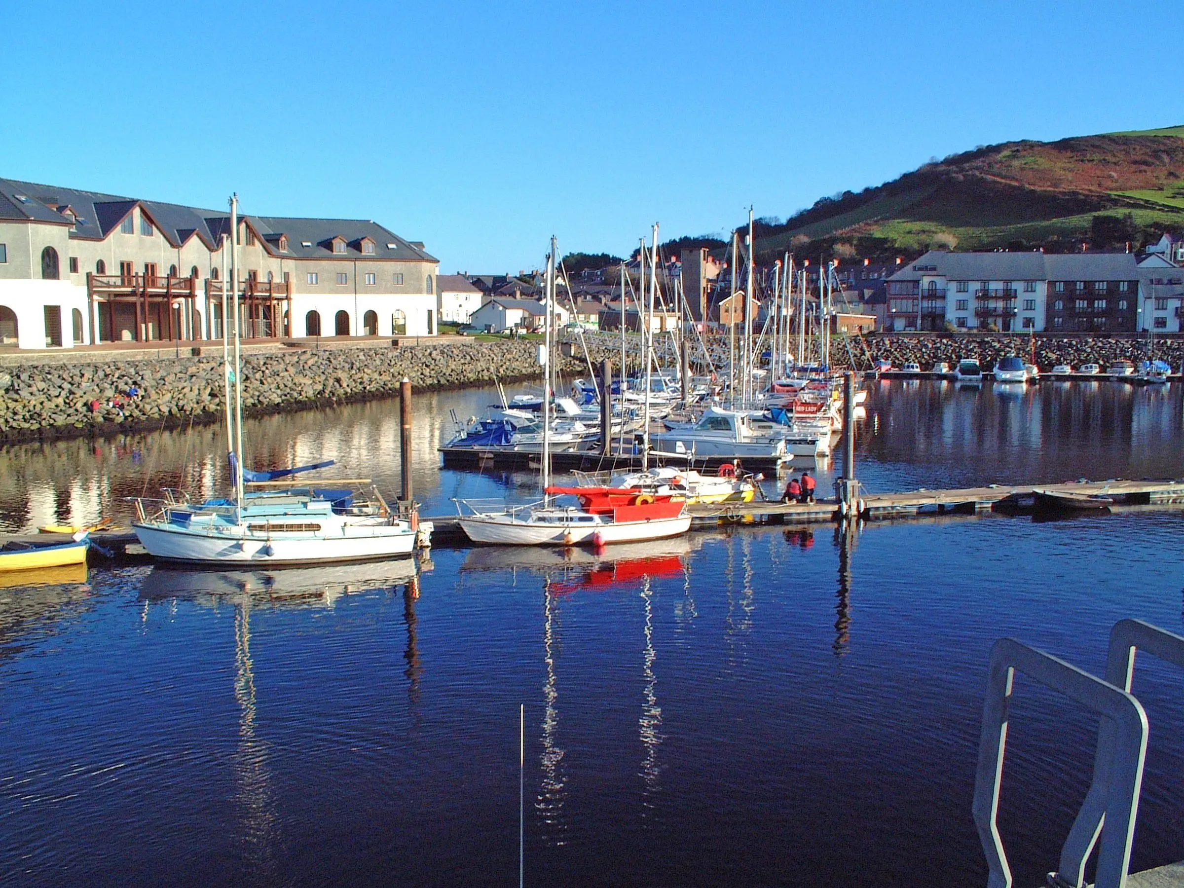 Puerto de Aberystwyth. Cursos de inglés en Inglaterra de Where&What