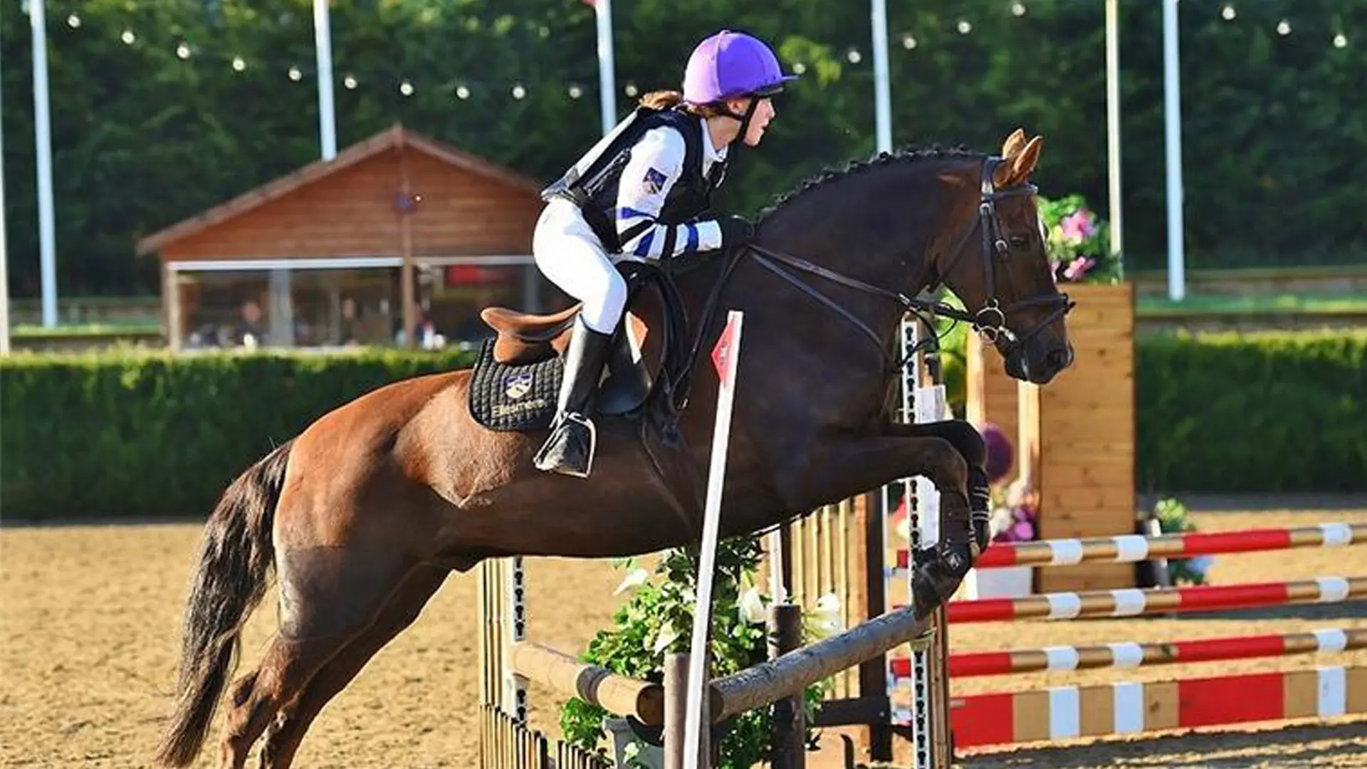 equitación en el curso escolar en inglaterra en Ellesmere College