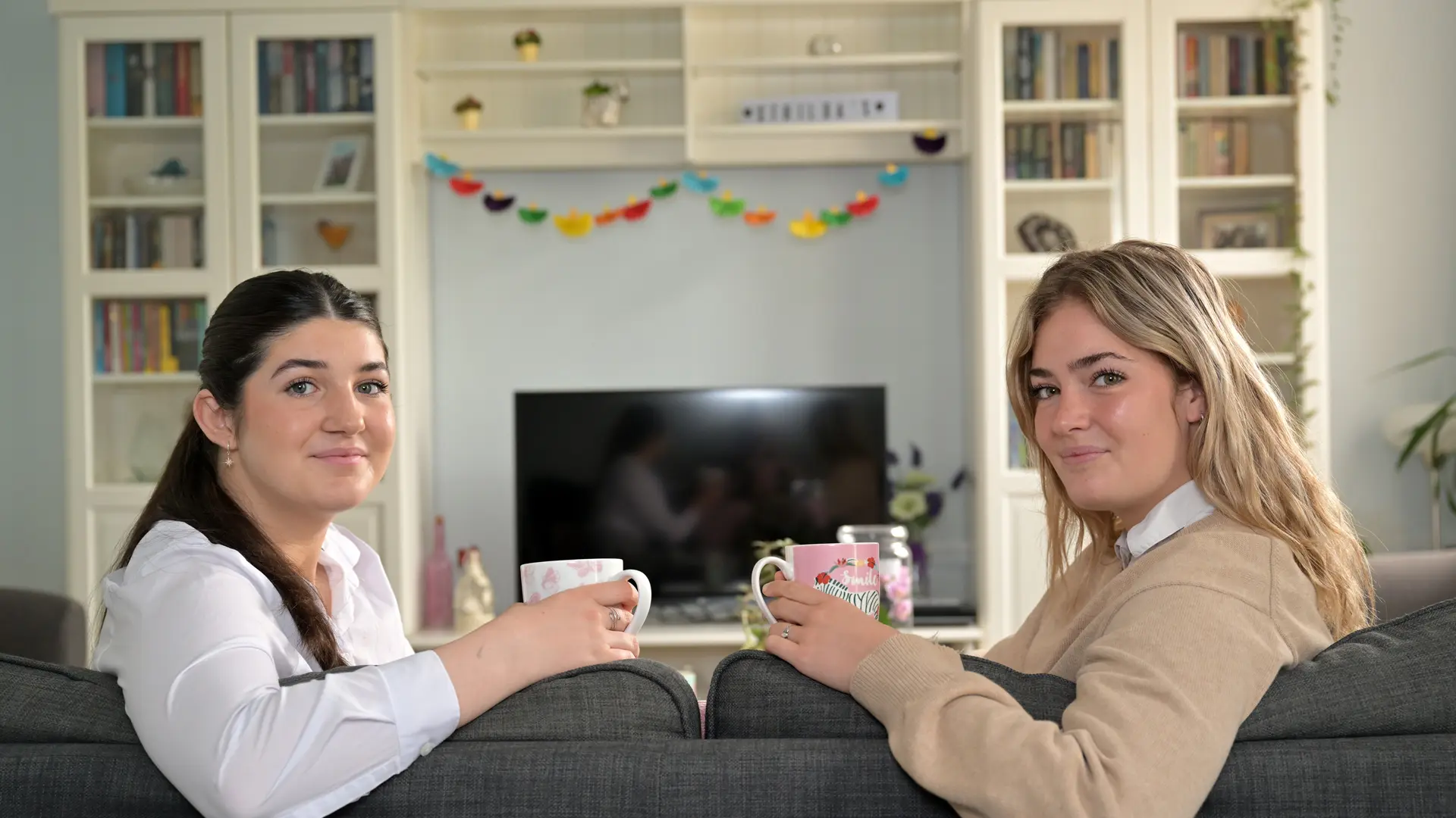 alumnas que viven en la residencia de la escuela en el curso escolar en inglaterra en Ellesmere College