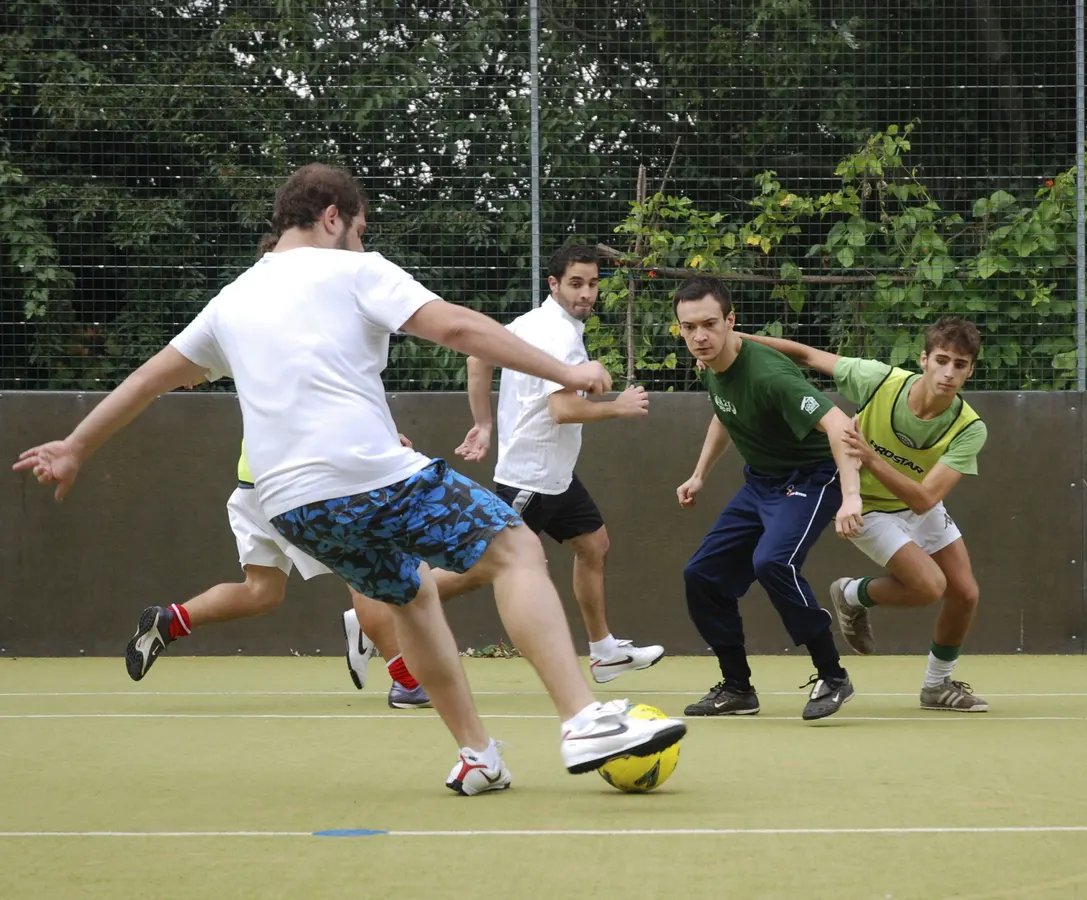 Curso escolar en Inglaterra con fútbol